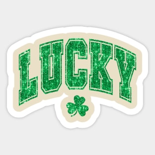 Lucky St. Patrick's Day Shamrock Sticker